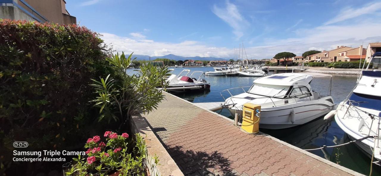 Villa Aux Capellans Sur La Marina Pour 4 Personnes - Vue Marina - Parking - Plage A 5 Min A Pied Saint-Cyprien  Dış mekan fotoğraf